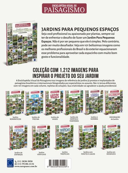 Imagem de Livro - Enciclopédia Visual do Paisagismo - Jardins para Pequenos Espaços: 101 ideias inspiradoras