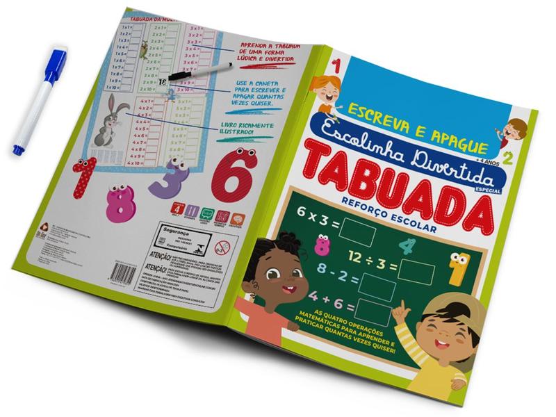 Imagem de Livro - Escolinha Divertida Especial - Tabuada