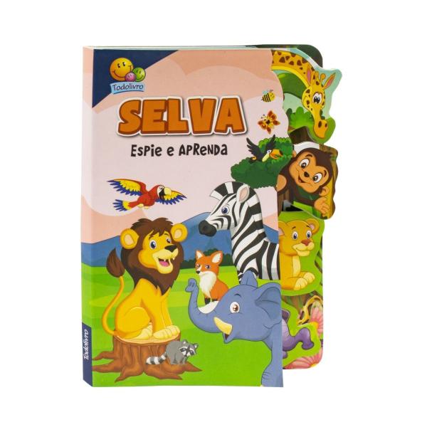 Imagem de Livro Espie e Aprenda: Animais da Selva Montessori - Todolivro