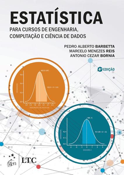 Imagem de Livro - Estatística para Cursos de Engenharia, Computação e Ciência de Dados