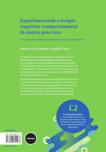 Imagem de Livro - Experimentando a Terapia Cognitivo-comportamental de Dentro para Fora