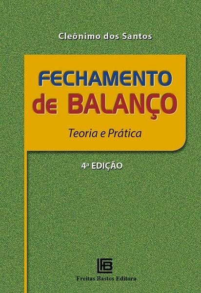 Imagem de Livro - Fechamento de Balanço