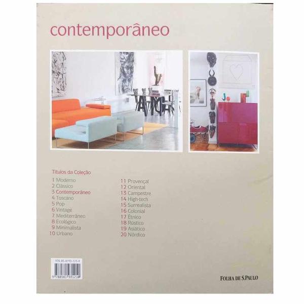 Imagem de Livro Físico Coleção Folha Design de Interiores Volume 3 Contemporâneo - Publifolha