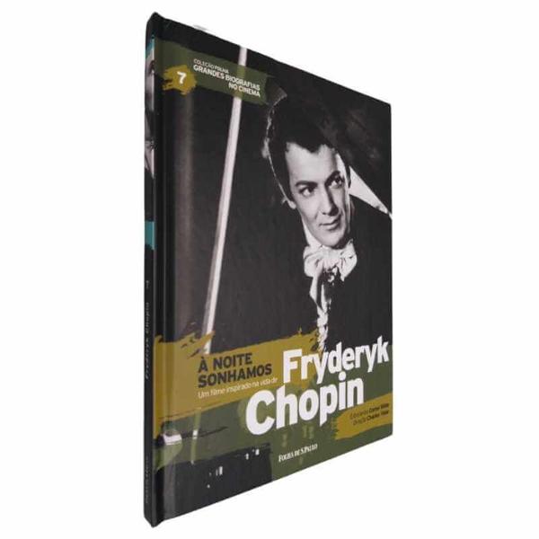 Imagem de Livro Físico Com DVD Coleção Folha Grandes Biografias no Cinema V. 7 À Noite Sonhamos Inspirado em Fryderyk Chopin