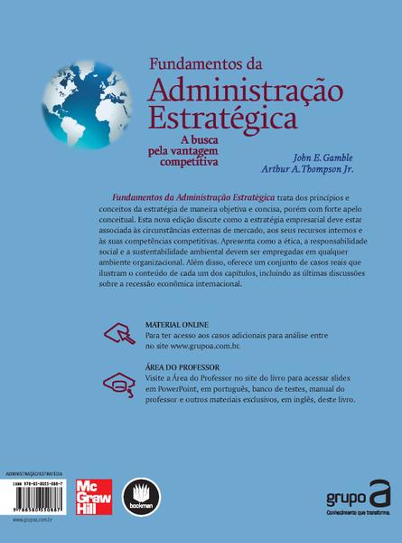 Imagem de Livro - Fundamentos da Administração Estratégica