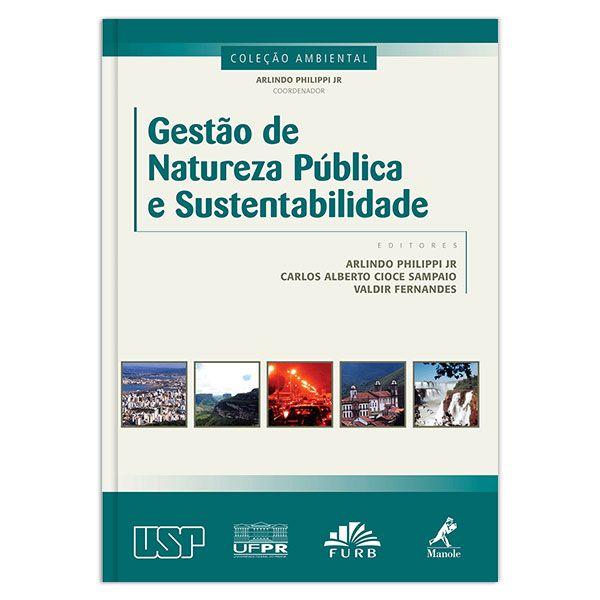 Imagem de Livro - Gestão de natureza pública e sustentabilidade