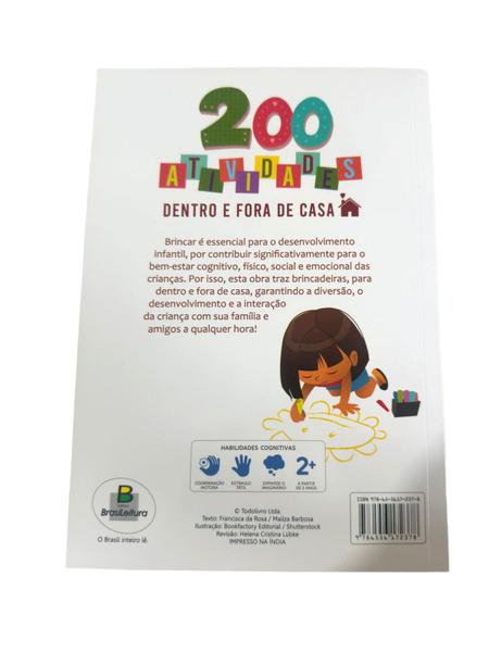 Imagem de Livro infantil 200 atividades dentro e fora de casa brincar