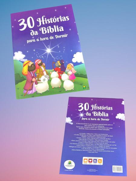 Imagem de Livro Infantil 30 Histórias Bíblicas Para Hora De Dormir