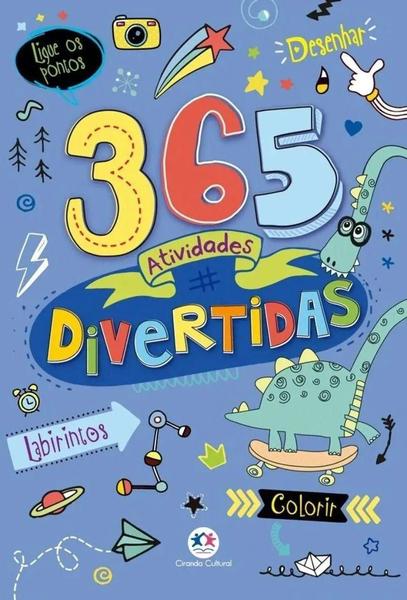 Imagem de Livro Infantil 365 Atividades Divertidas Labirintos Colorir