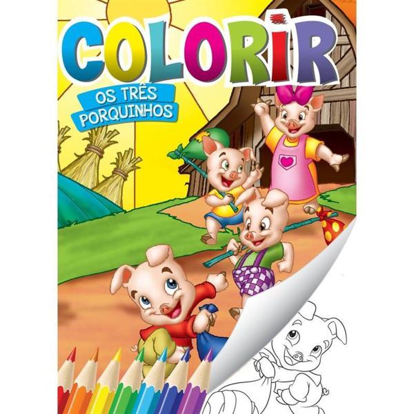 Imagem de Livro Infantil Colorir Classicos Solapa Pequeno 08LIV PCT com 08 - Gna