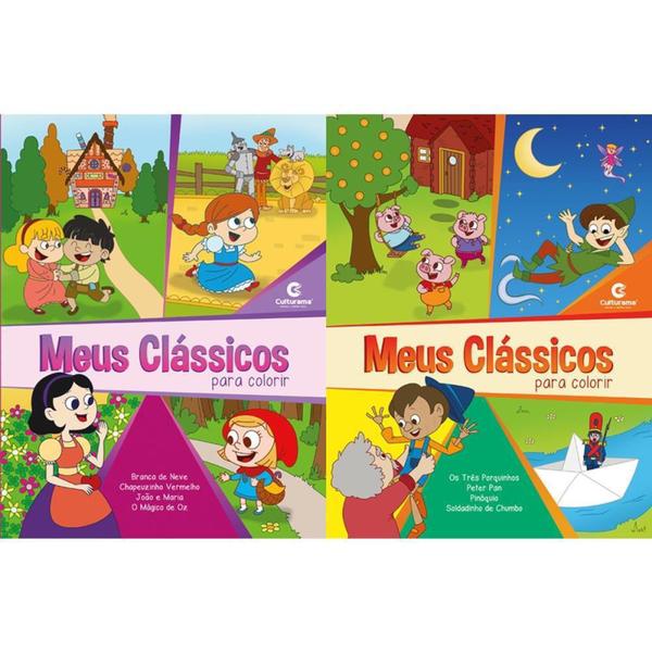 Imagem de Livro infantil colorir meus classicos p/colorir 64p s - CULTURAMA