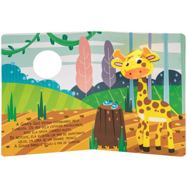 Imagem de Livro Infantil Dedinhos Fantoches: A Girafa Gigi faz amigos