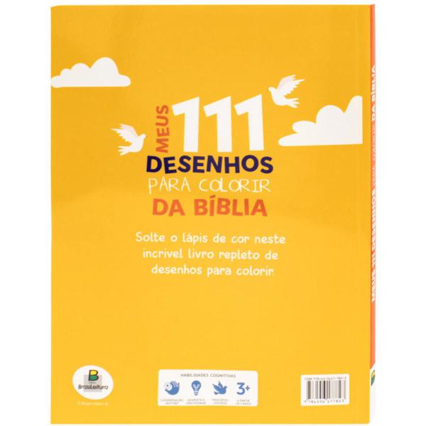 Imagem de Livro Infantil Meus 111 Desenhos para Colorir: Bíblia