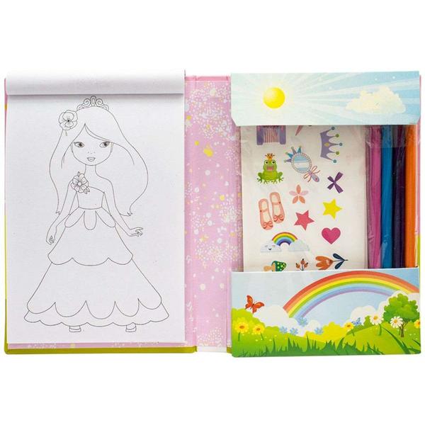 Imagem de Livro Infantil Superkit de Colorir Princesas