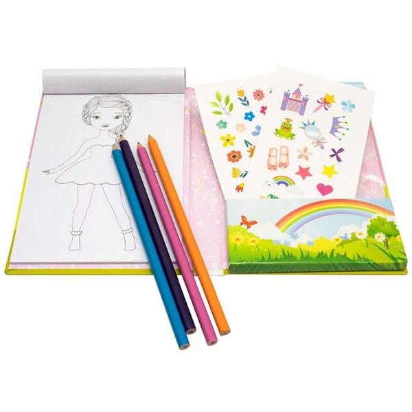 Imagem de Livro Infantil Superkit de Colorir Princesas