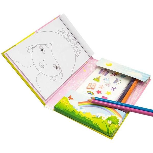 Imagem de Livro Infantil Superkit de Colorir Princesas