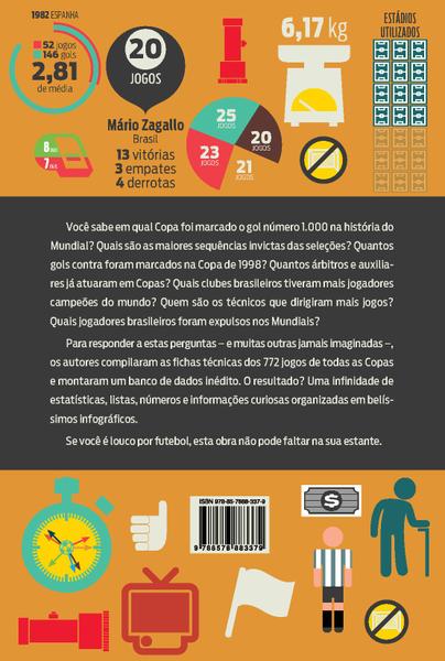 Imagem de Livro - Infográficos das copas