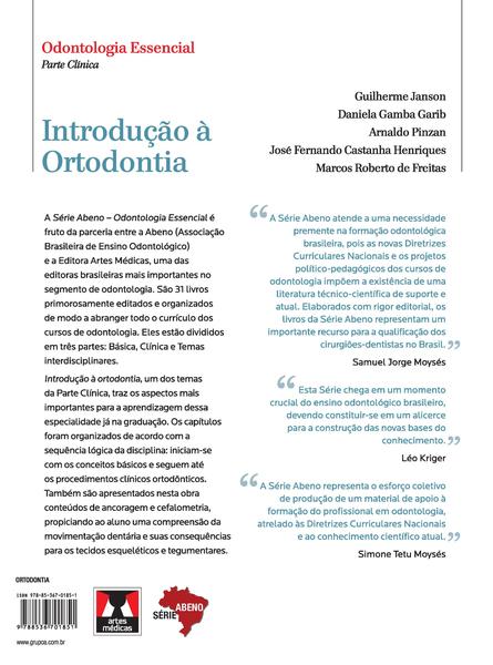 Imagem de Livro - Introdução à Ortodontia