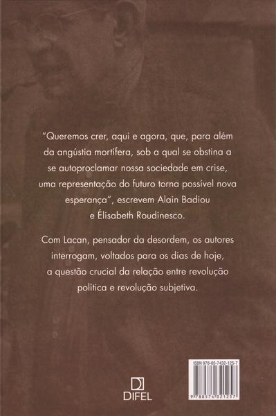 Imagem de Livro - Jacques Lacan, passado presente