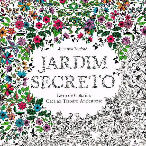 Imagem de Livro Jardim Secreto Livro de Colorir e Caça ao Tesouro Antiestresse Johanna Basford