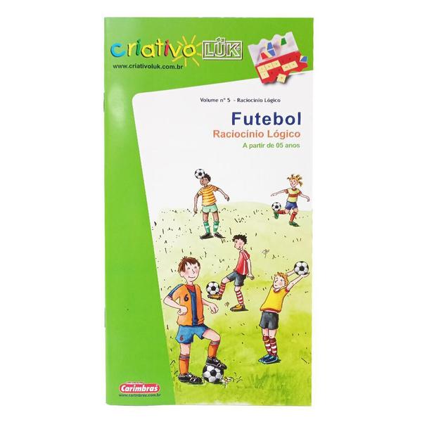 Livro Jogo Criativo Luk Volume 5 Raciocínio Lógico Futebol - Carimbras Imagem de Livro Jogo Criativo Luk Volume 5 Raciocínio Lógico Futebol