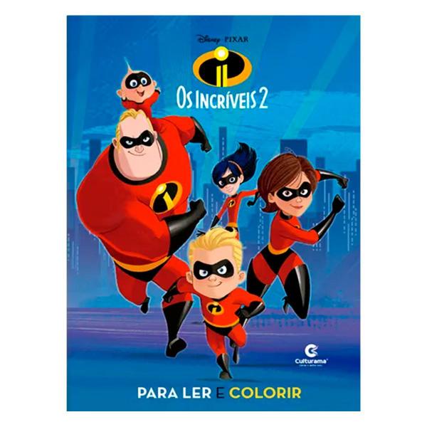 Imagem de Livro Ler e Colorir Os Incríveis 2 Disney Pixar - Culturama