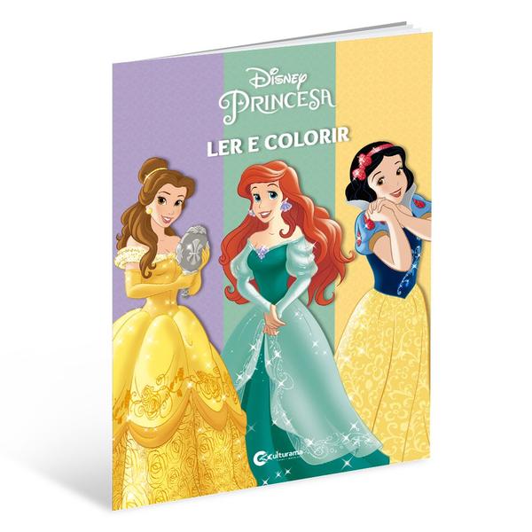 Imagem de Livro - Ler e Colorir Princesas B