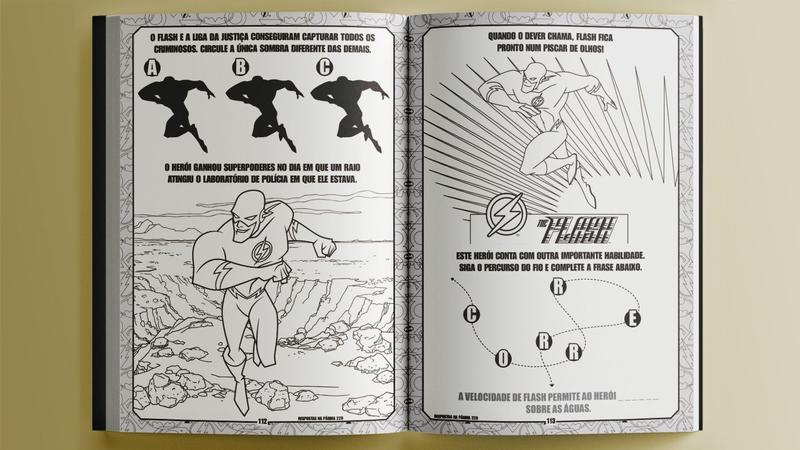 Imagem de Livro - Liga da Justiça Livro 365 Atividades e Desenhos para Colorir