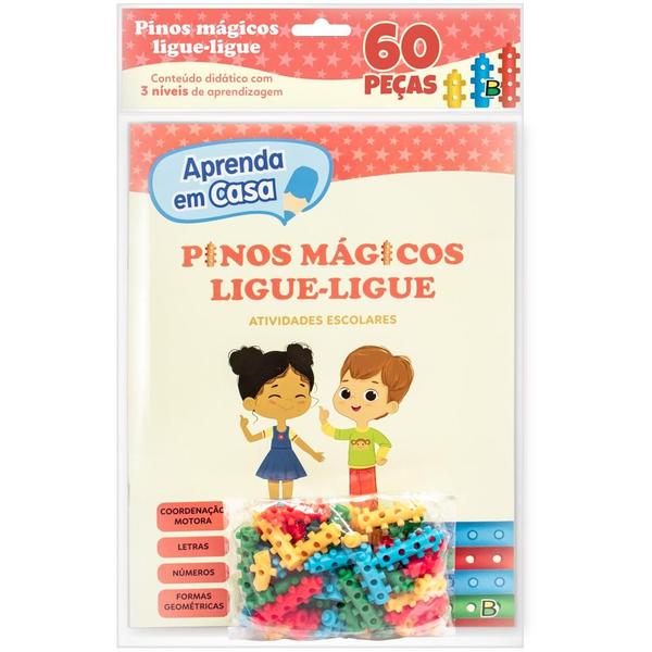 Imagem de Livro - Linha Escolar Livro-Kit Ligue-Ligue Pinos Mágicos