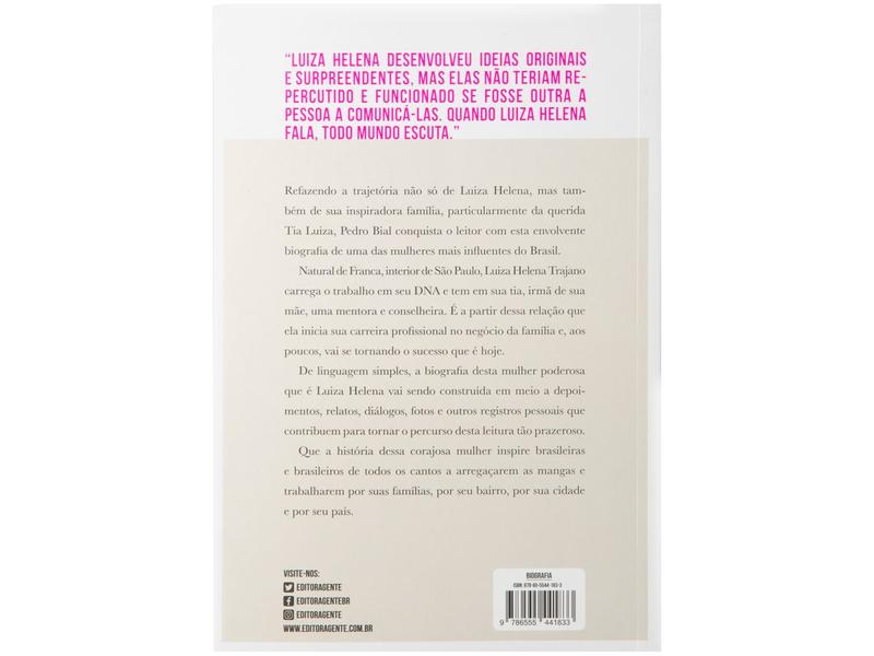 Livro Luiza Helena Mulher do Brasil Imagem de Livro Luiza Helena Mulher do Brasil