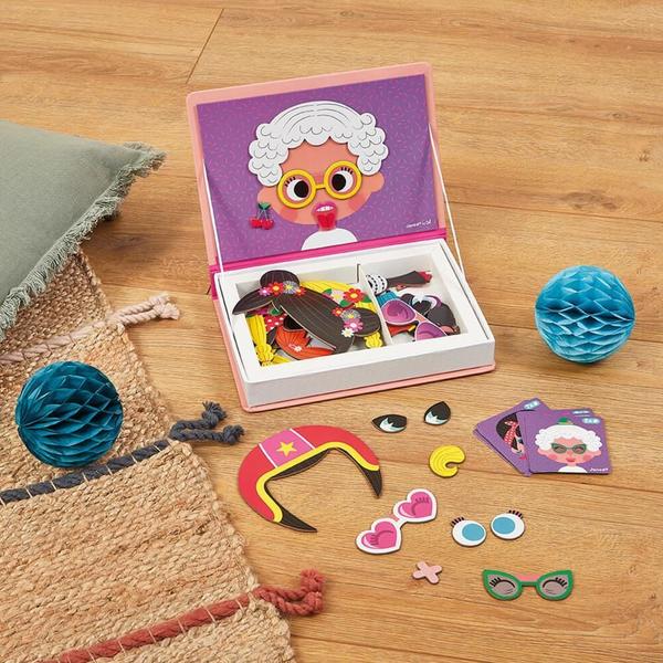 Livro magnetico crazy faces maped Imagem de Livro magnetico crazy faces maped