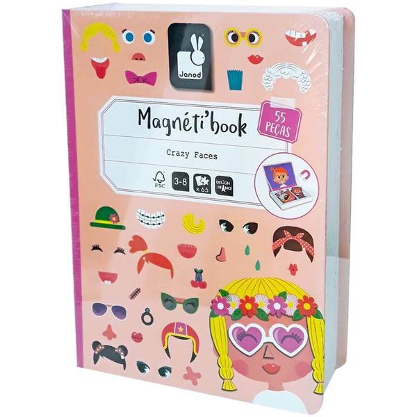 Livro magnetico crazy faces maped Imagem de Livro magnetico crazy faces maped
