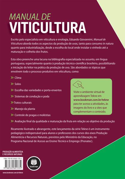 Imagem de Livro - Manual de Viticultura