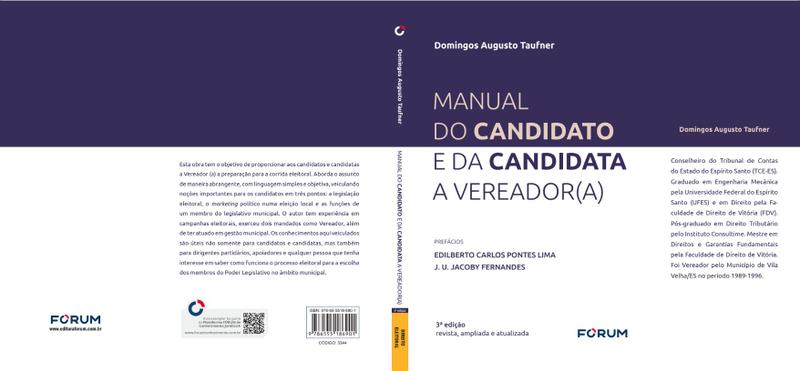 Imagem de Livro - Manual do Candidato e da Candidata a Vereador(A)