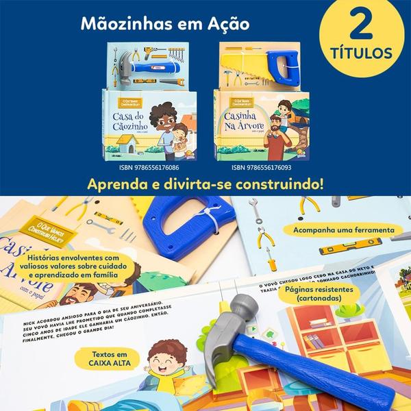 Imagem de Livro - Mãozinhas em Ação: Casa do Cãozinho com vovô - Martelo