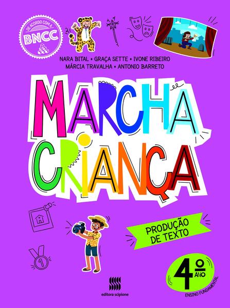 Imagem de Livro - Marcha Criança Produção de Texto 4º ano