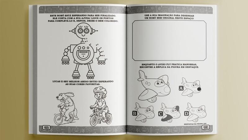 Imagem de Livro - Meninos Livro 365 Atividades e Desenhos para Colorir