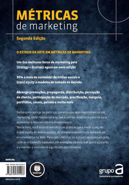 Imagem de Livro - Métricas de Marketing