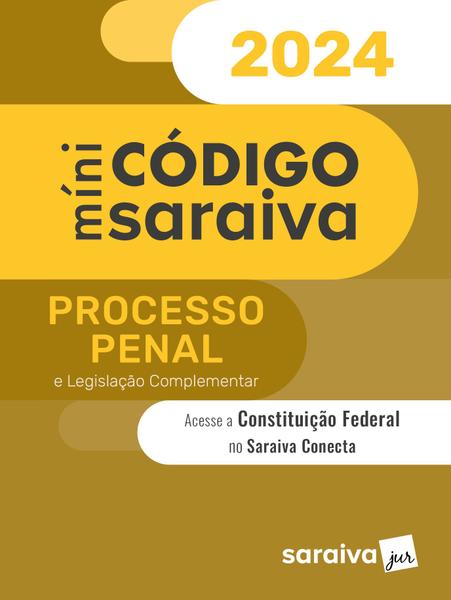 Imagem de Livro - Míni Código de Processo Penal e Legislação Complementar - 30ª Edição 2024