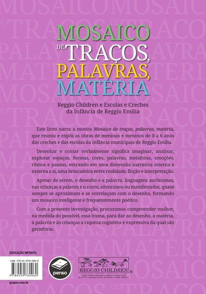 Imagem de Livro - Mosaico de traços, palavras, matéria