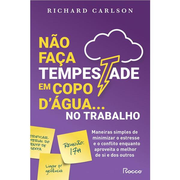 Imagem de Livro - Não faça tempestade em copo d'água no trabalho