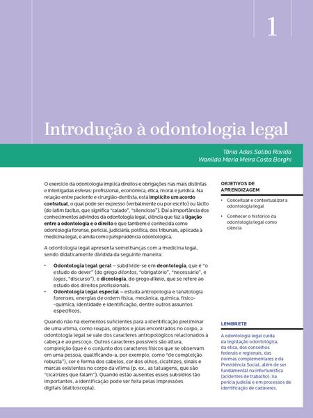 Imagem de Livro - Noções de Odontologia Legal e Bioética