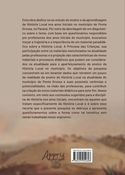 Imagem de Livro - O ensino de história local nos anos iniciais