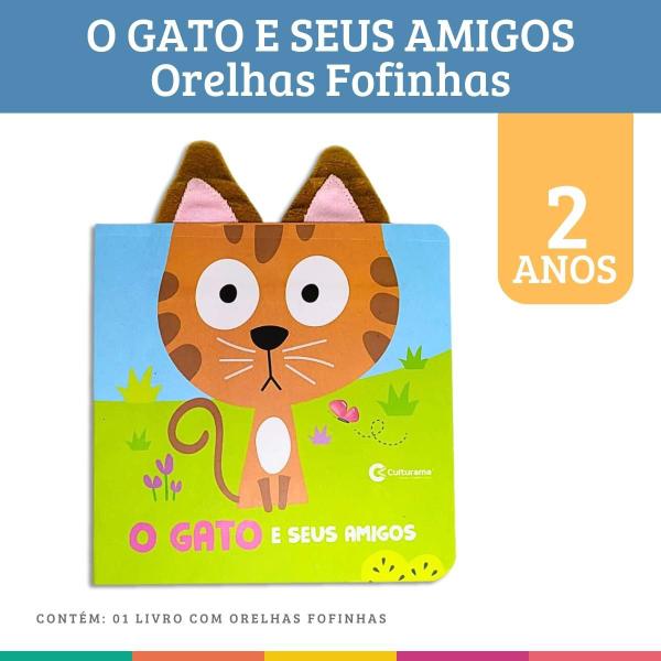 Imagem de Livro O Gato E Seus Amigos Cartonado Infantil Culturama