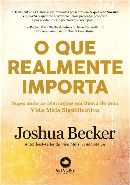 Imagem de Livro - O que realmente importa