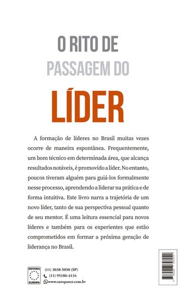 Imagem de Livro - O Rito de Passagem do Líder