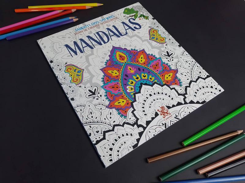 Imagem de Livro para Colorir Antiestresse Jardim dos Sonhos Mandalas