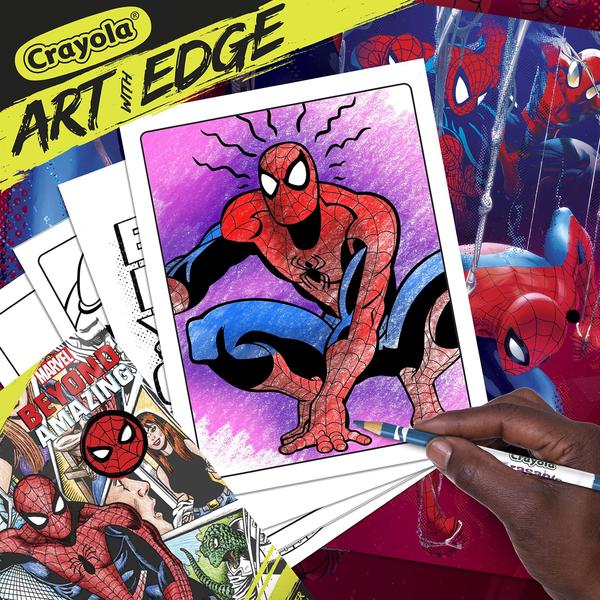 Imagem de Livro para colorir Crayola Art with Edge Spiderman Beyond Amazing