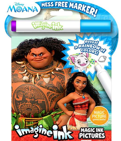 Imagem de Livro para Colorir e Atividades Disney Moana - Com Adesivos