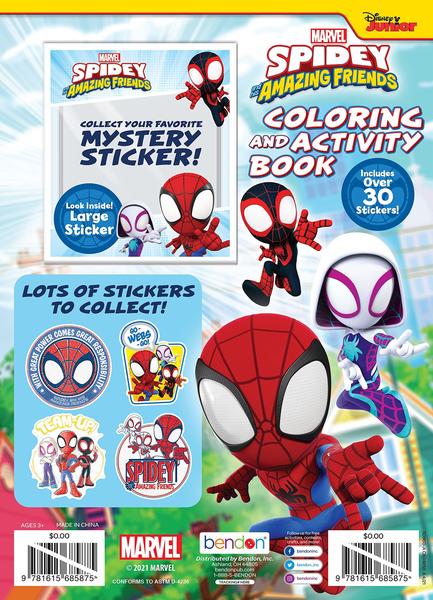 Imagem de Livro para colorir e atividades Marvel Spidey and His Amazing Friends 48 páginas